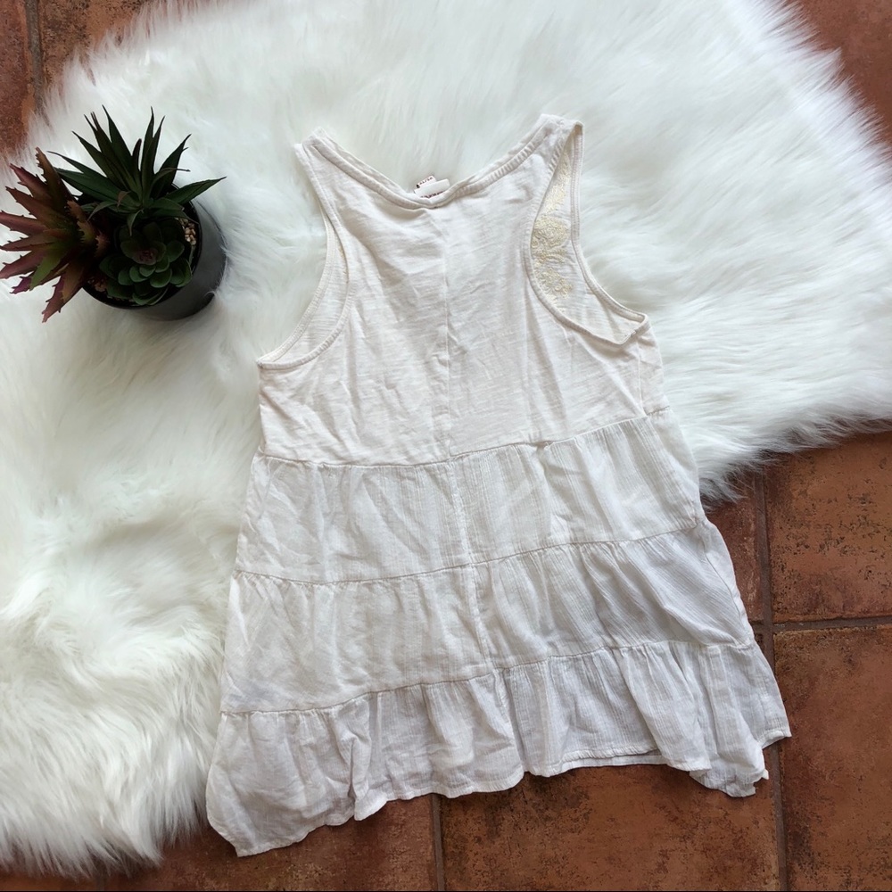 Target Ivory Embroidered Tufted Tank Top - Picture 3 of 4
